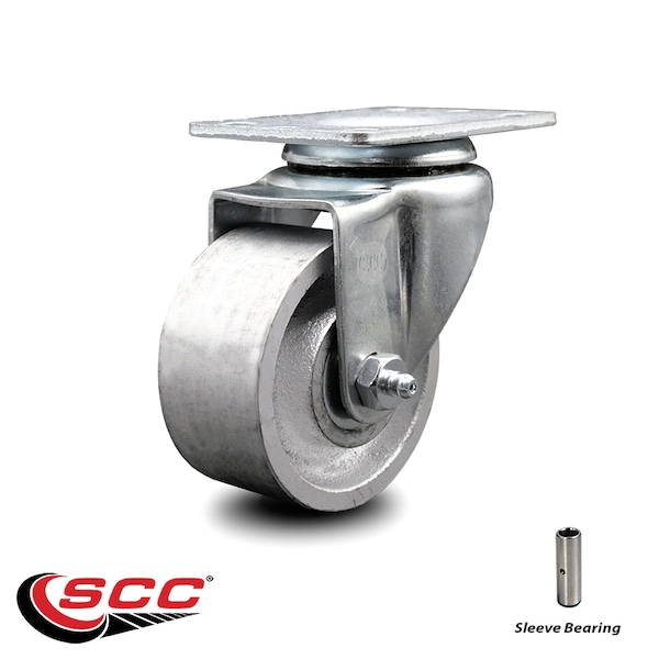 3 Inch Semi Steel Wheel Swivel Top Plate Caster